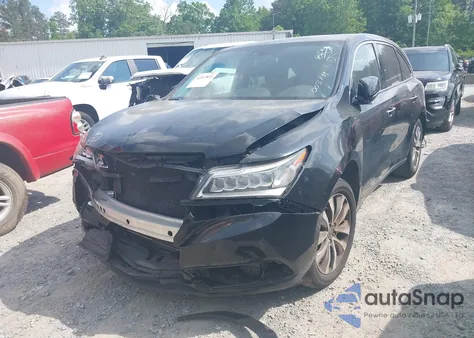 2014 Acura Mdx Technology Package из США, поврежденный, VIN 5FRYD3H46EB003749